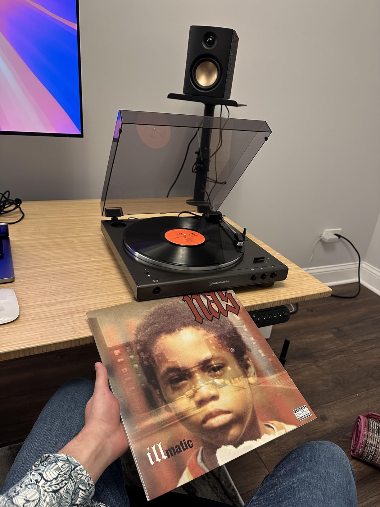 Audio-Technica AT-LP60XBT-BK Fully Automatic Wireless Belt-Drive Turntable (Black) - Customer Photo 2