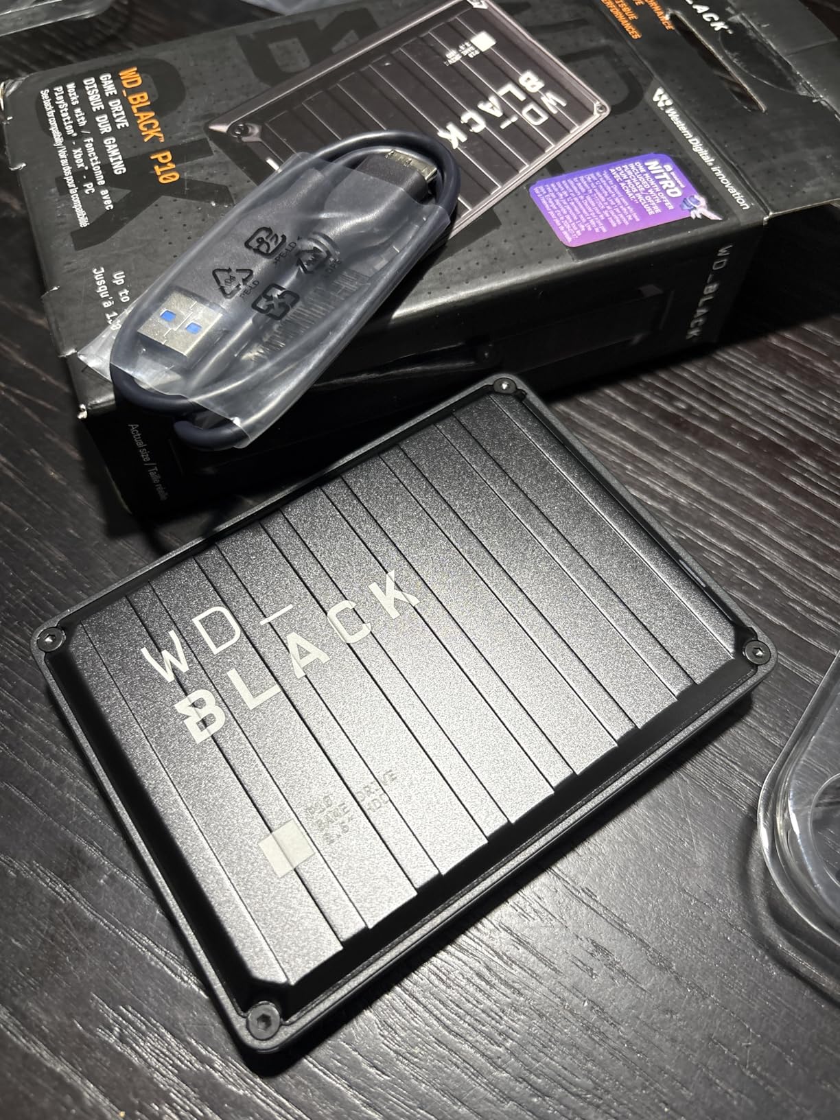 WD_BLACK 5TB P10 Game Drive, Portable External Hard Drive, Works with Playstation, Xbox, & PC - WDBA3A0050BBK-WESN - Customer Photo 3