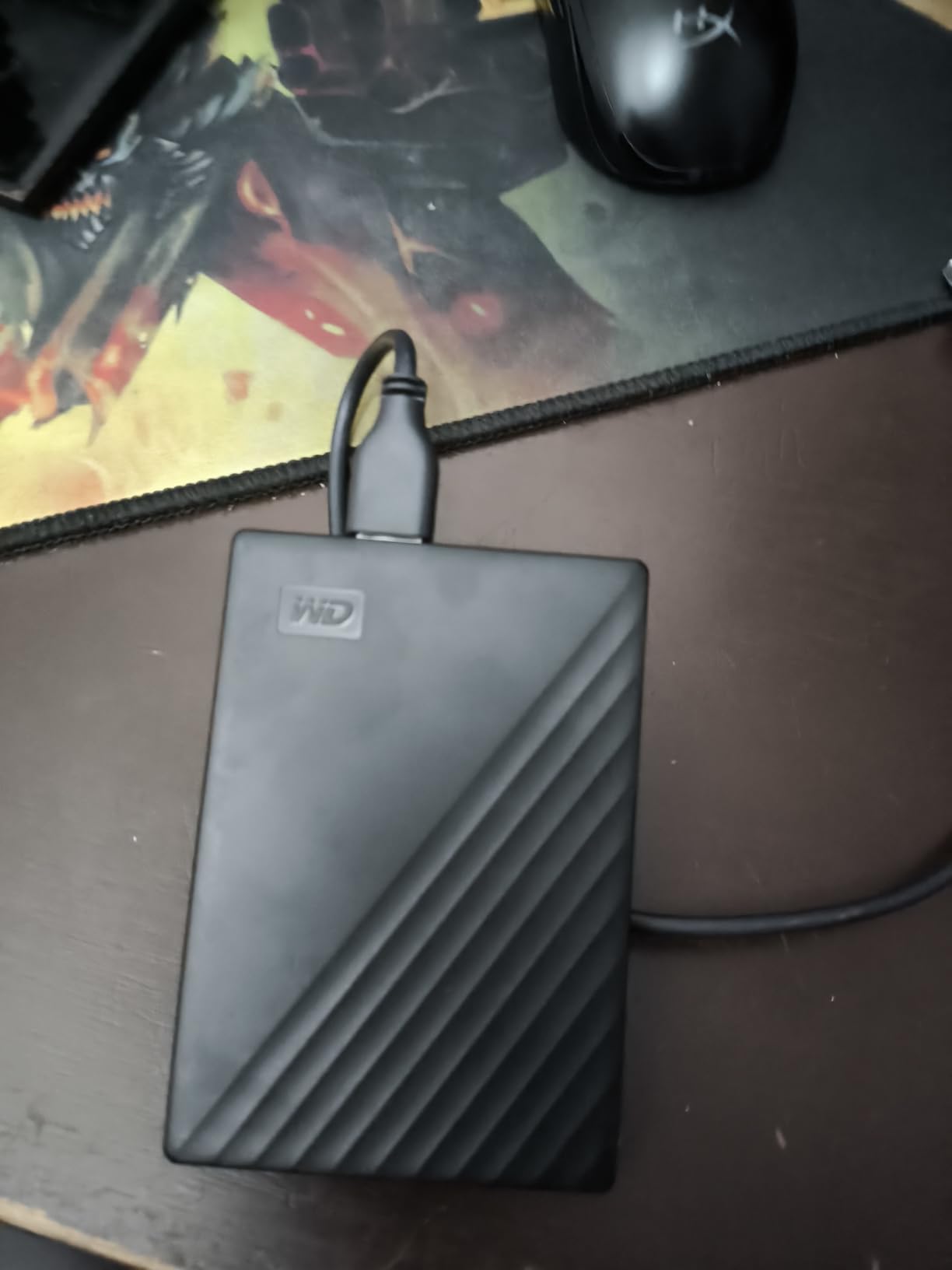 WD 1TB My Passport, Portable External Hard Drive, Black, backup software with defense against ransomware, and password protection, USB 3.1/USB 3.0 compatible - WDBYVG0010BBK-WESN - Customer Photo 5