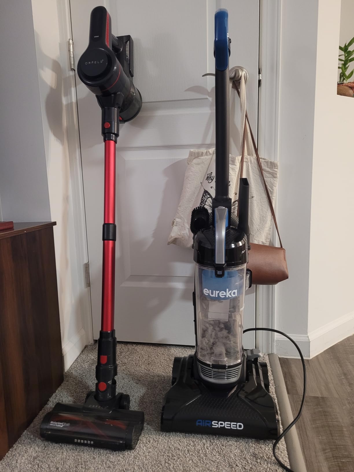 Eureka NEU10AE5 Powerful Bagless Upright Vacuum Cleaner Carpet and Floor, AirSpeed Ultra-Lightweight Vacuum Cleaner, w/ Replacement Filter, Blue - Customer Photo 3