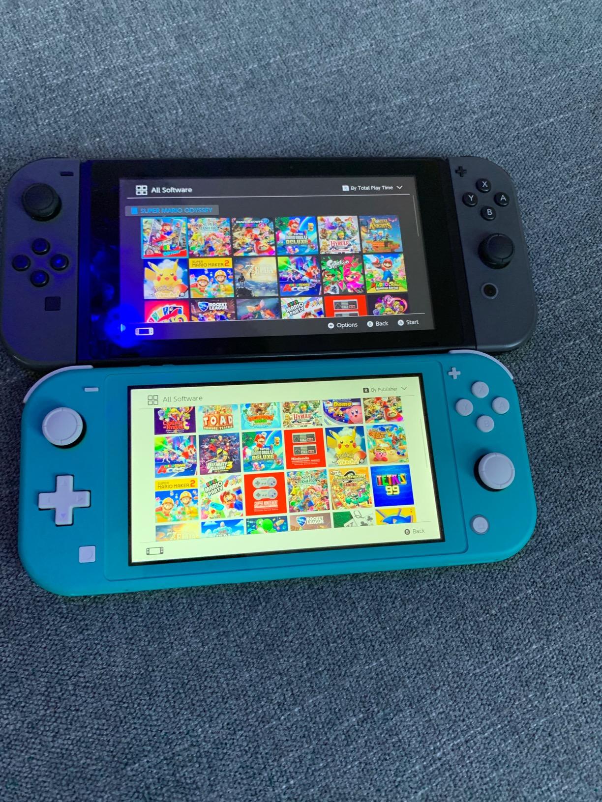 Nintendo Switch Lite - Blue Customer Review Nintendo Switch Lite - Blue - Customer Photo 3