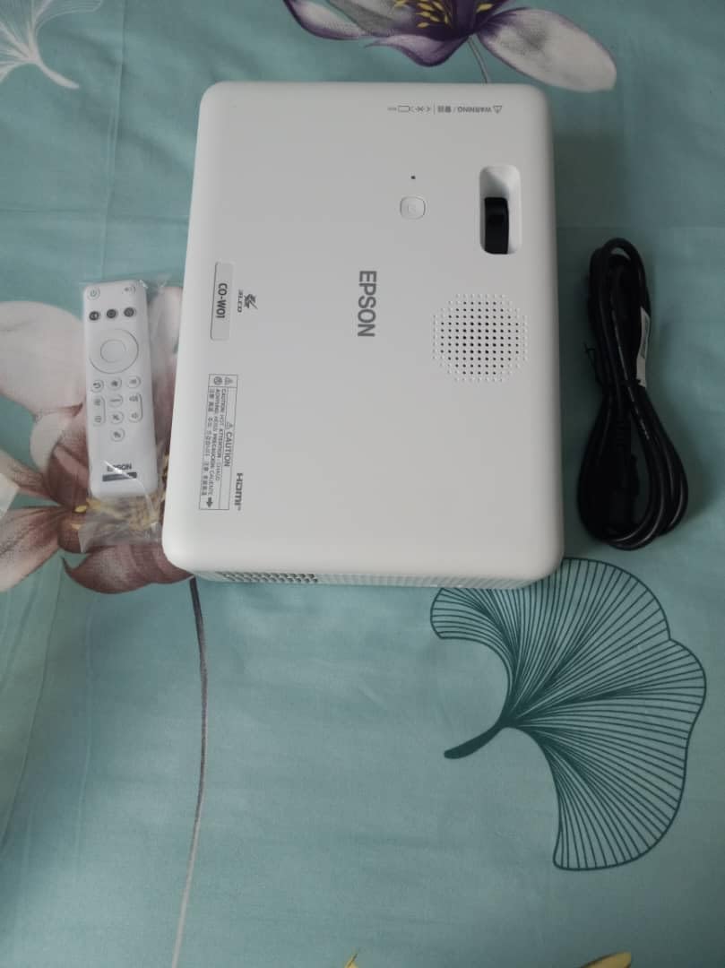 Epson EpiqVision Flex CO-FH02 Full HD 1080p Smart Streaming Portable Projector 3-Chip 3LCD, 3000 Lumen Color/White Brightness, Android TV, Bluetooth, 5W Speaker, Home Entertainment - Customer Photo 1