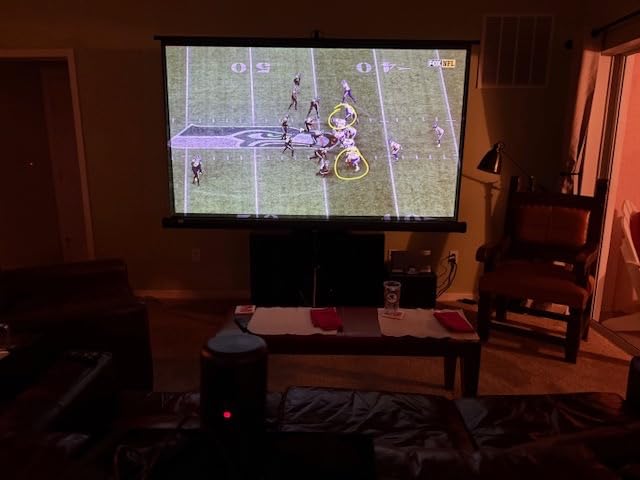 NEBULA Capsule 3 GTV Portable Mini Projector, Netflix Officially Licensed, 1080P Smart Projector with Wi-Fi, 2.5 hrs Battery, 120-Inch Display, Dolby Digital, for Any Space - Customer Photo 1