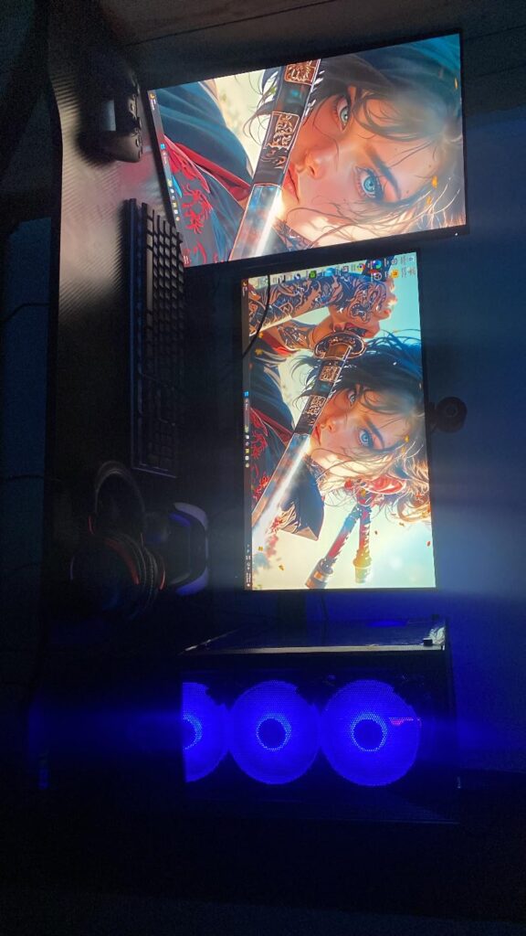 AOC CQ27G4H 27" Curved Gaming Monitor, QHD 2K 2560x1440, 1500R VA, 180Hz 0.5ms, AMD FreeSync Premium, Height Adjustable Stand, Xbox PS5 Switch Compatiable, 3-Year Zero-Bright-dot - Customer Photo 1