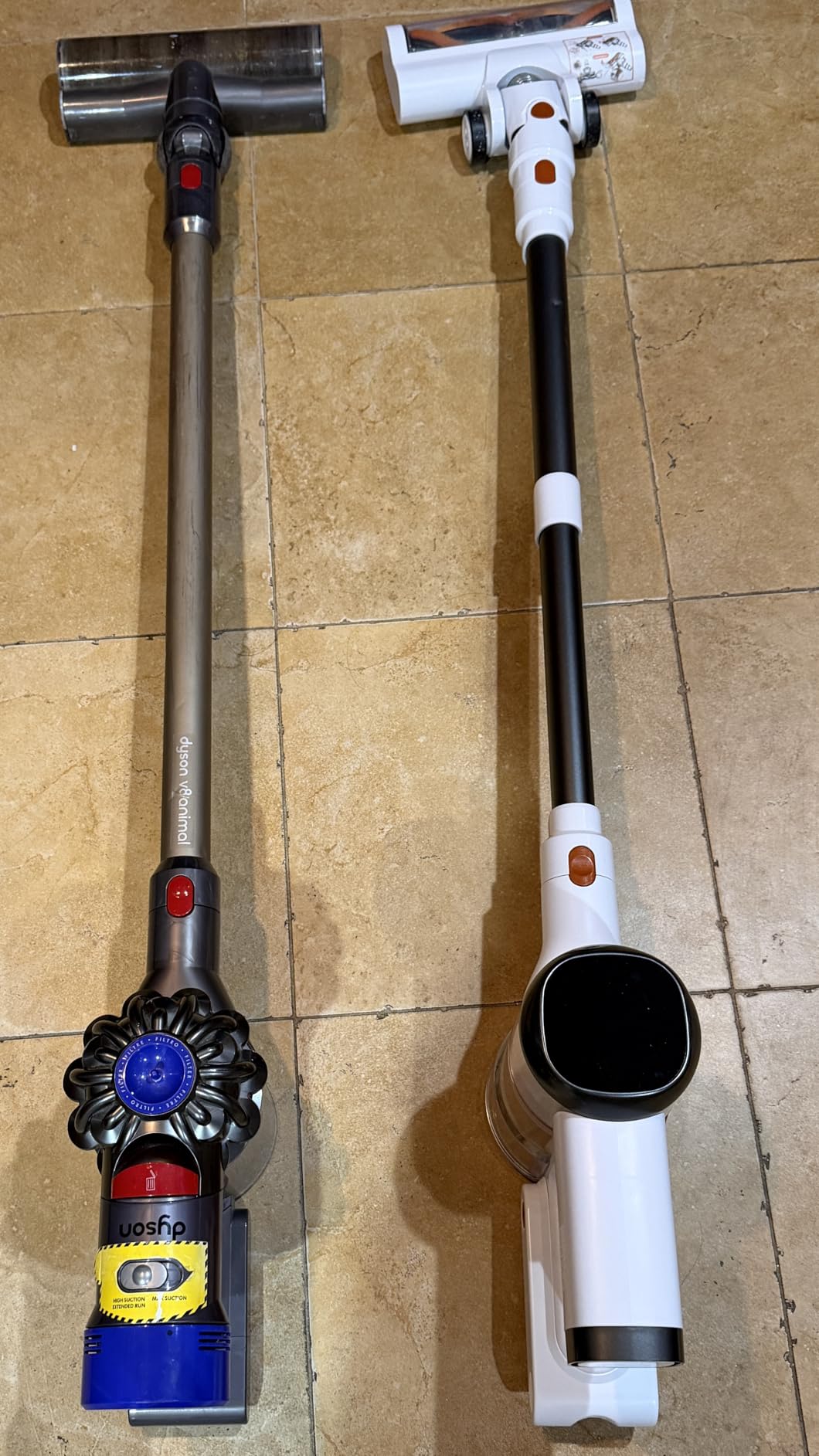 Tikom V500 Cordless Vacuum Cleaner for Home, 40000Pa/450W Stick Vacuum with LED Touch Screen, Charging Wall Dock, Anti-Tangle, Lightweight Handheld Vacuum for Pet Hair, Hard Floor, Carpet - Customer Photo 4