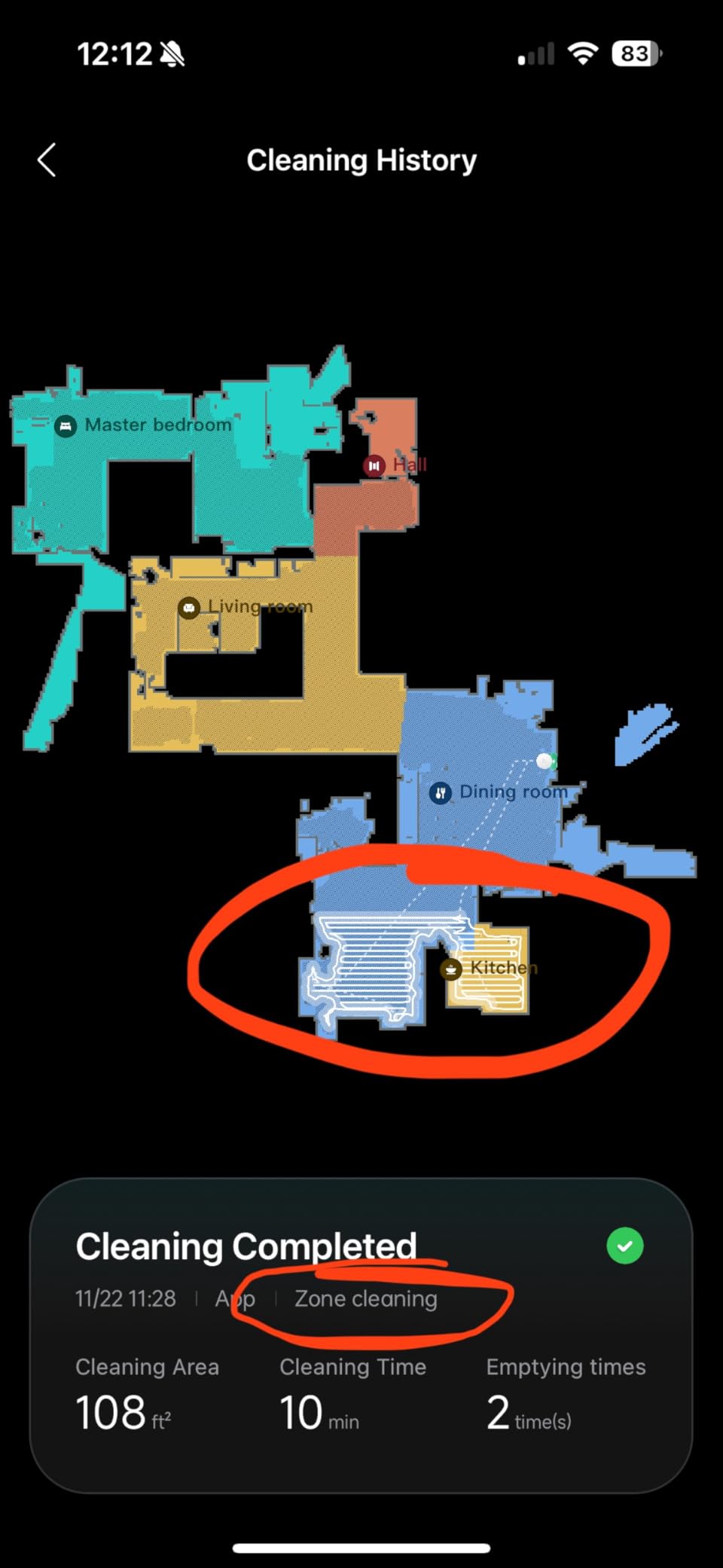 roborock Q7 M5 Robot Vacuum and Mop Combo, 10,000Pa HyperForce Suction, Robotic Vacuum Cleaner, Dual Anti-Tangle System, APP-Controlled Mopping, LiDAR Navigation, for Pet Hair and Carpet, Black - Customer Photo 4