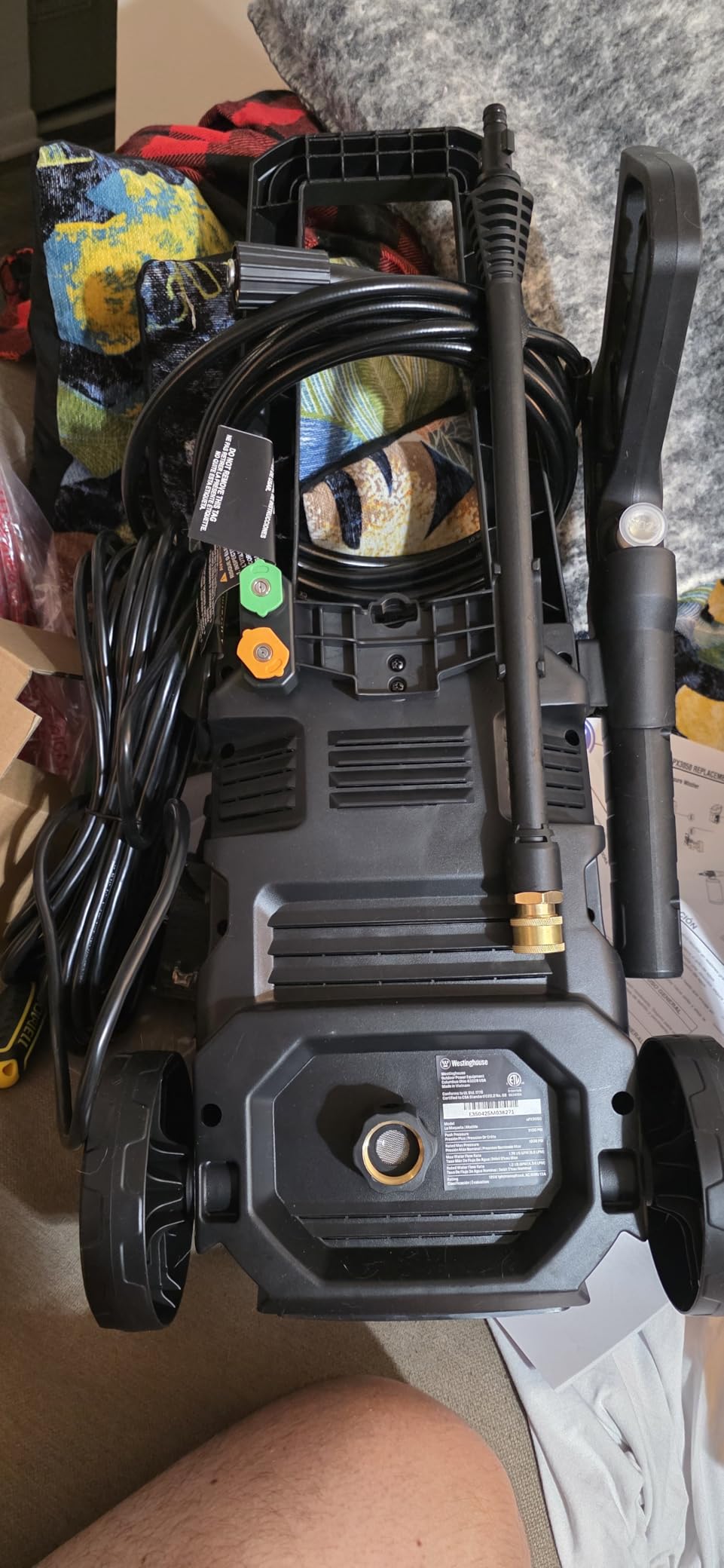 Westinghouse ePX3050 Electric Pressure Washer, 2100 Max PSI 1.76 Max GPM with Foam Cannon, for Cars/Fences/Driveways/Home/Patios - Customer Photo 1