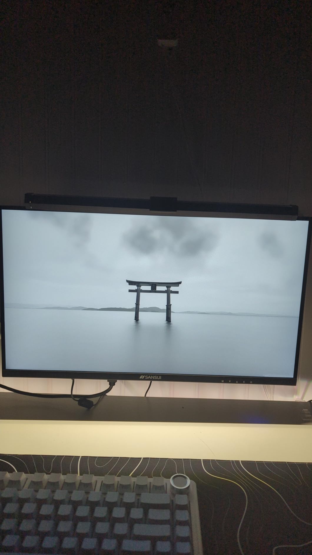 SANSUI Gaming Monitor, 24 Inch 180Hz, FHD 1080P 1ms 110% sRGB Computer Monitor, HDMI DP Ports VESA Support for Game Office (HDMI Cable Included) - Customer Photo 2