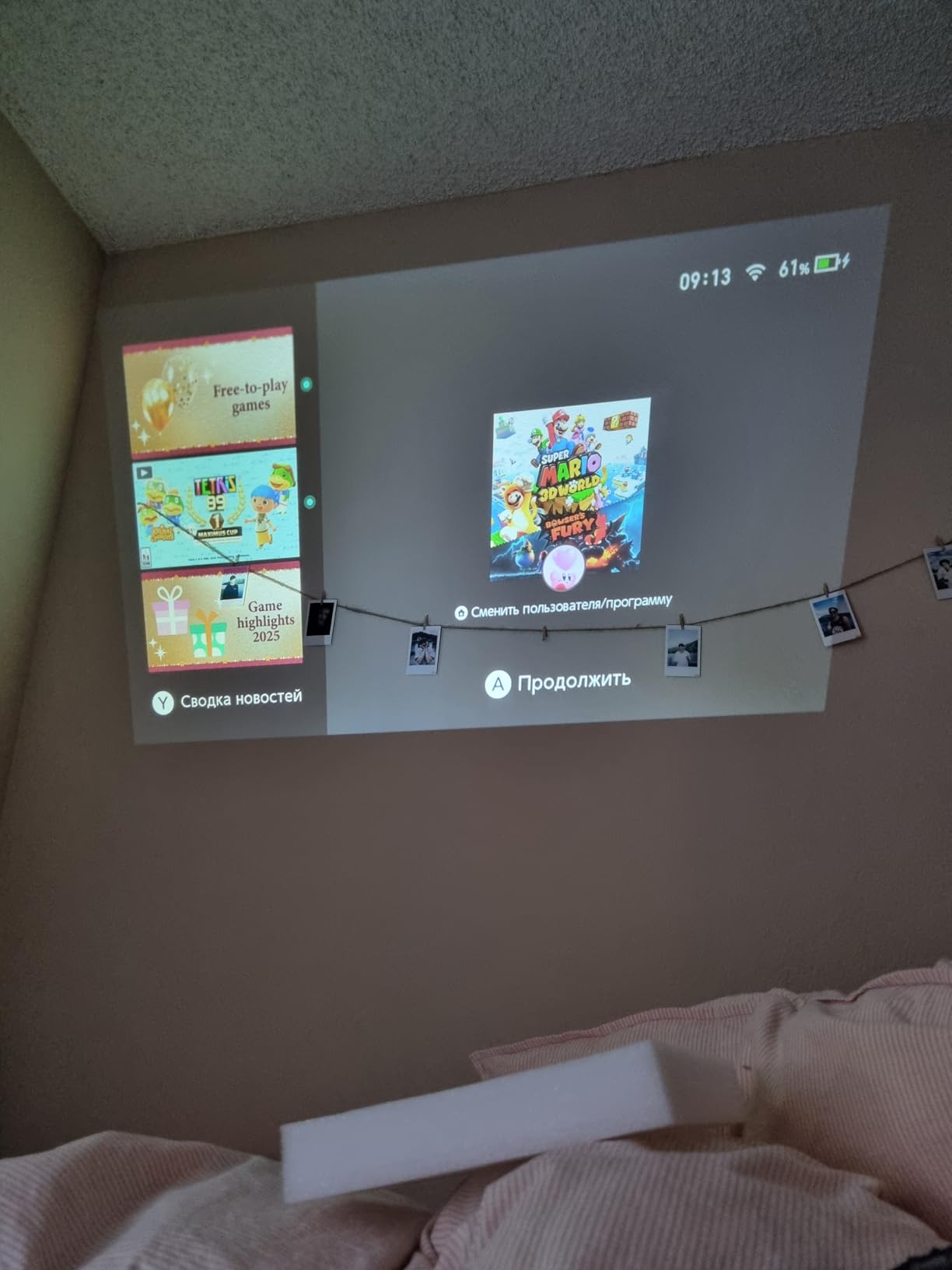 [Officially-Licensed App & Auto Focus]Smart Mini Projector with WiFi and Bluetooth, XuanPad 4K Support Movie Projector, Portable Native 1080P Outdoor Projector with 360 Stand - Customer Photo 2