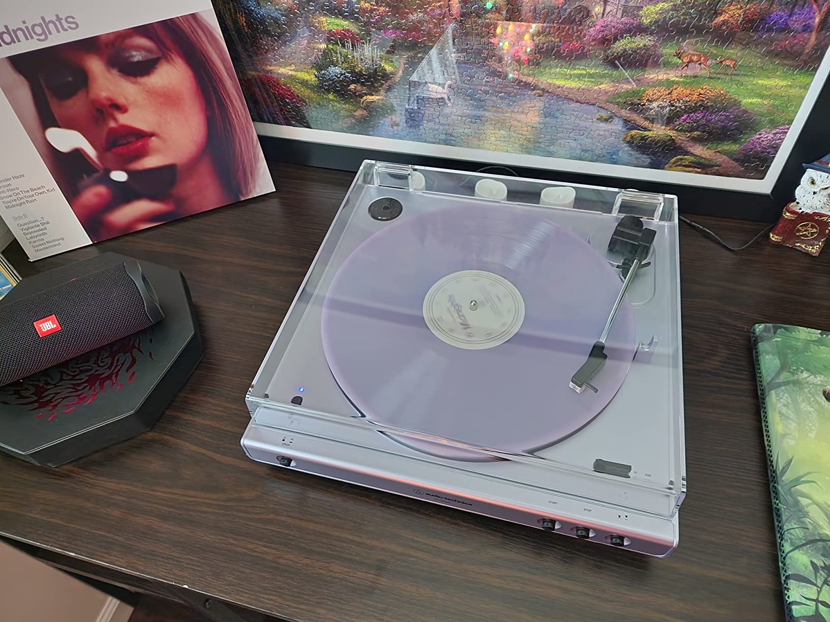 Audio-Technica at-LPGO-BT Fully Automatic Wireless Belt-Drive Turntable (Gun-Metal/Black) - Customer Photo 3