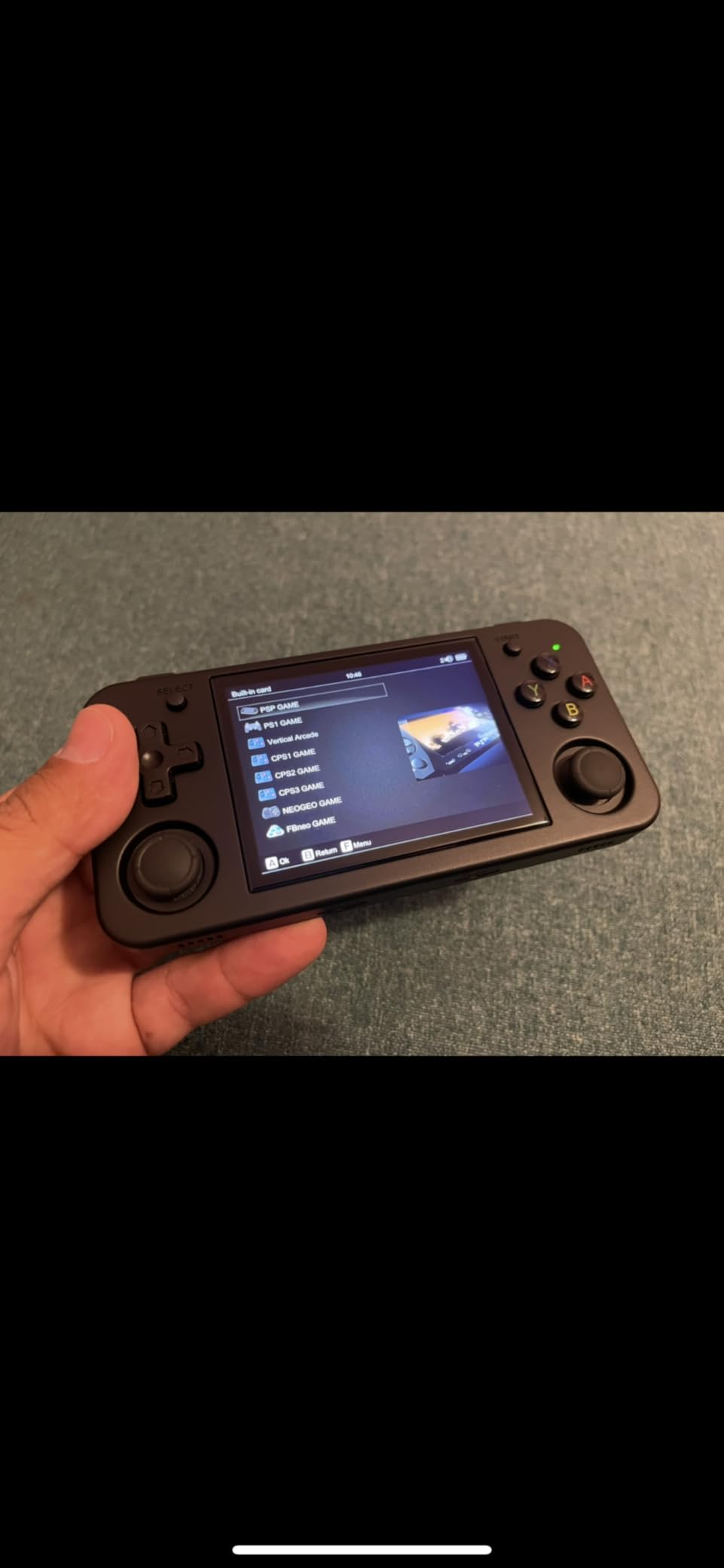 RG35XX H Anbernic Retro Handheld Gaming Console with 64GB TF Card Dual Joystick Design 3.5-inch HD Screen Customer Review RG35XX H Anbernic Retro Handheld Gaming Console with 64GB TF Card Dual Joystick Design 3.5-inch HD Screen - Customer Photo 1