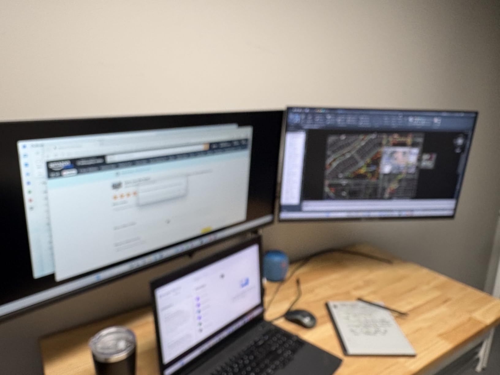 Sceptre New 22-Inch Gaming Monitor, FHD 1080p, Up to 144Hz, HDMI, DisplayPort, Built-in Speakers, Machine Black (E225W-FW144 Series, 2026) - Customer Photo 1